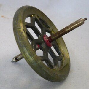 Vintage Gyroscope metal spinning toy science learning home schooling